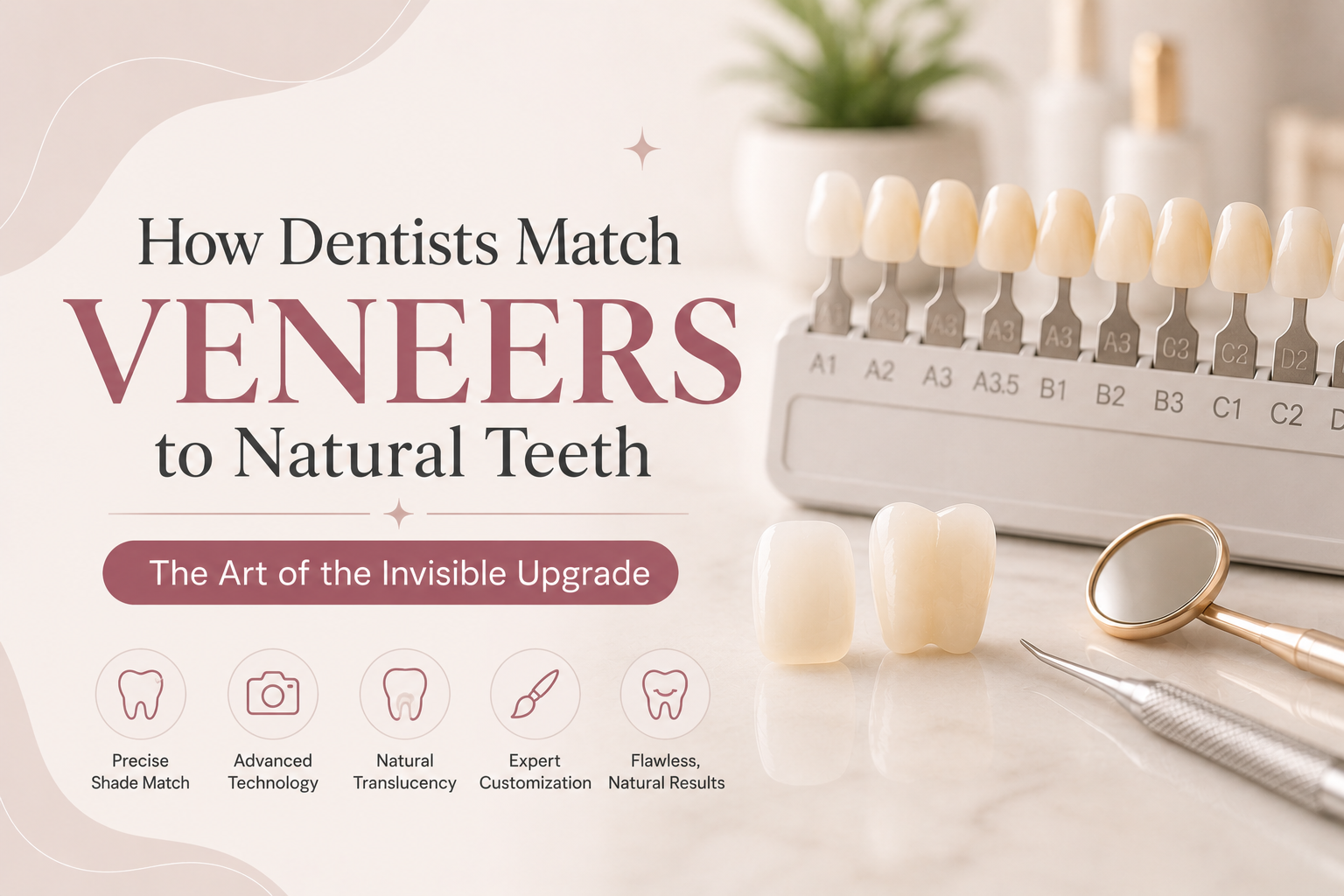 How Dentists Match Veneers to Natural Teeth | The Dental Roots